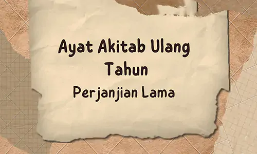 ayat alkitab ulang tahun perjanjian lama